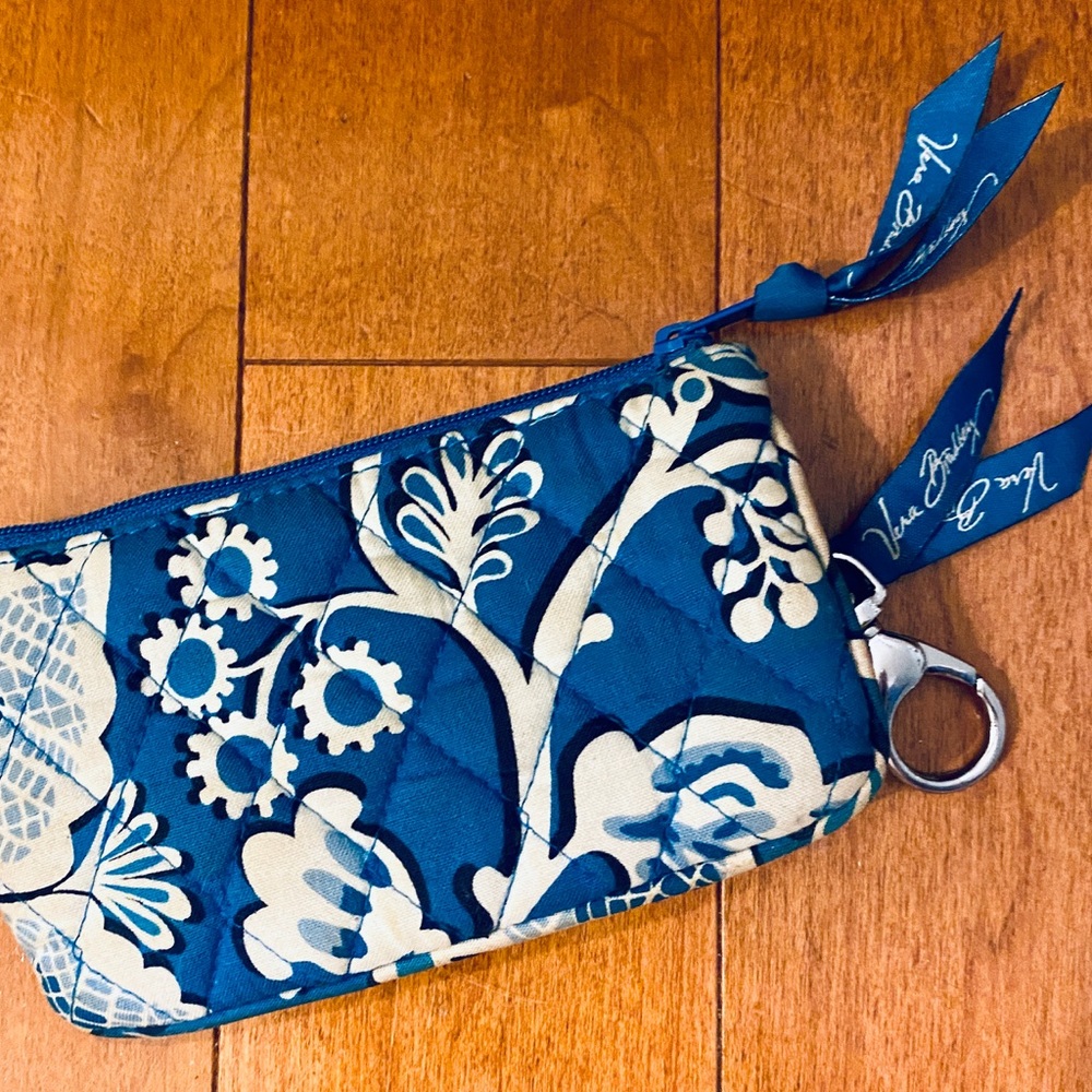 Vera Bradley Blue Lagoon mini wallet/card holder